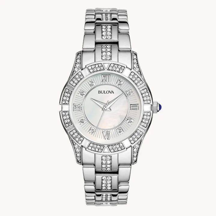 Bulova Crystal 30mm Quartz Watch 