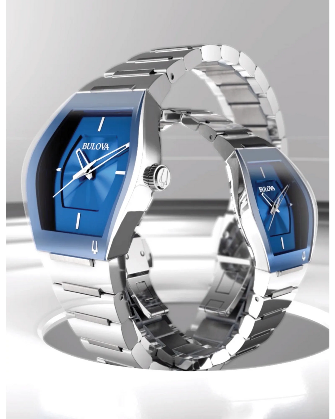 Bulova Gemini 30mm Quartz Watch. 96L293