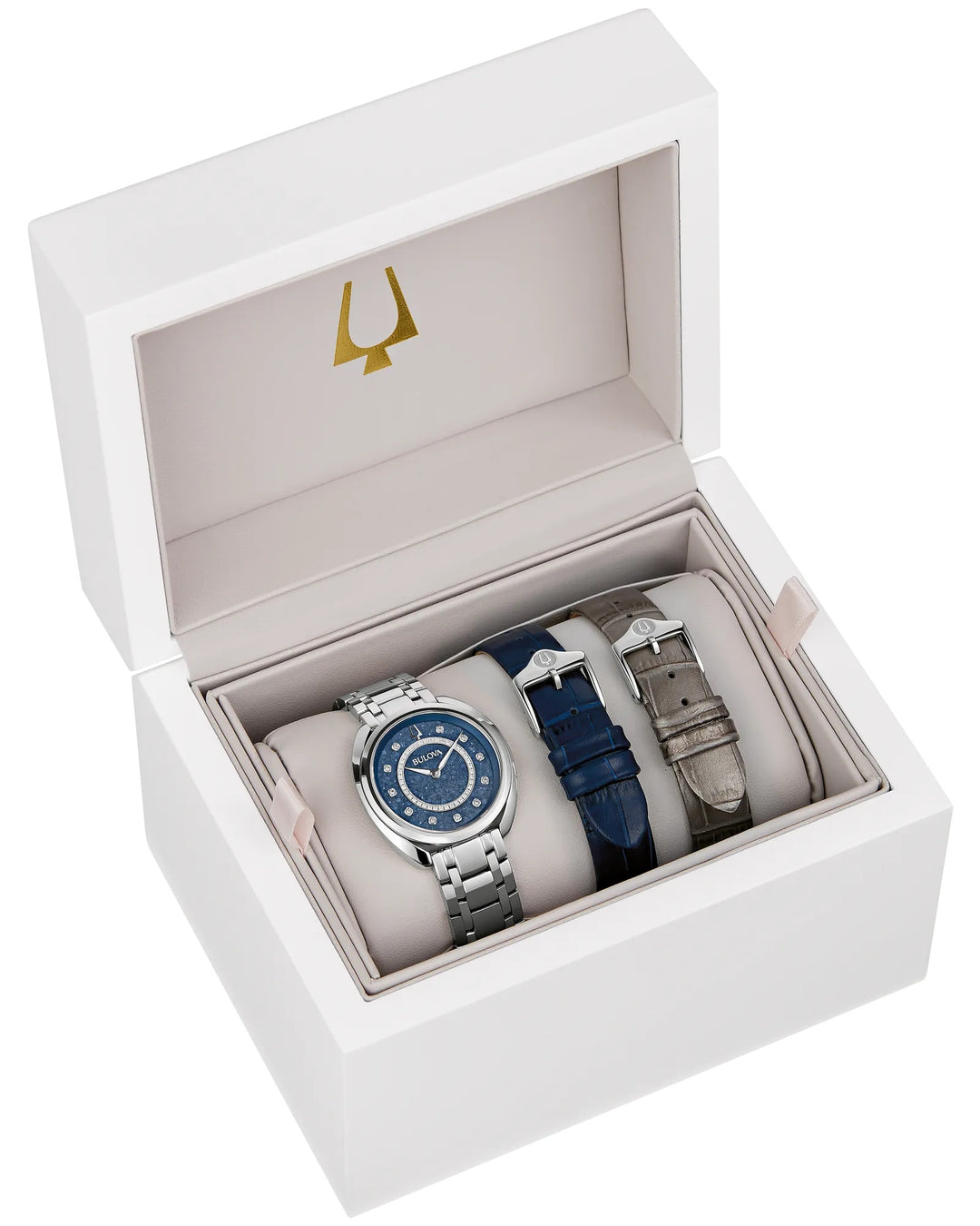 Bulova Duality 35mm Quartz Watch. 96X160.