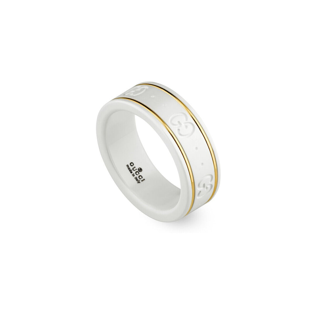 18KT Yellow Gold 7mm Icon Ring.