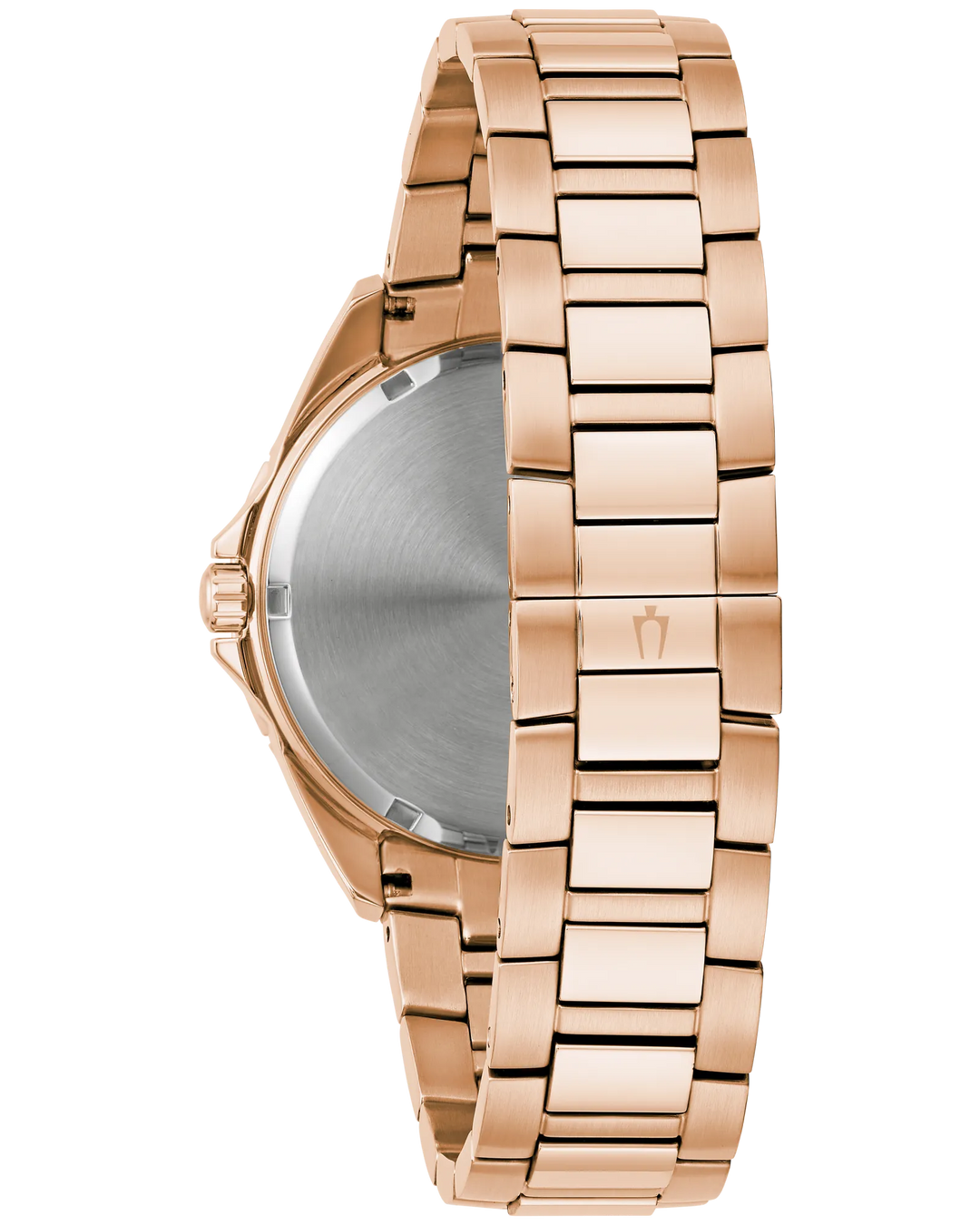 Bulova Phantom 40mm Quartz Watch. 97A180

teel Rose tone/Black