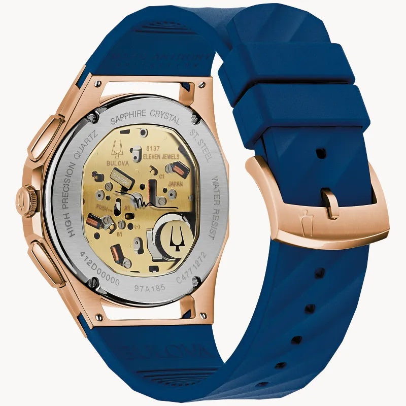 Bulova CURV 44mm High Performance Quartz Watch 