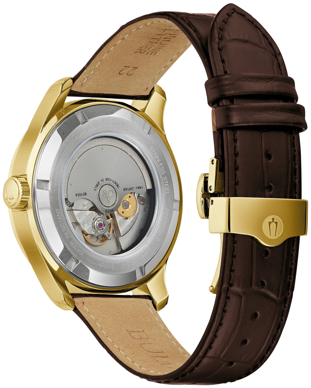 Bulova Wilton GMT 43mm Automatic Watch. 97B210