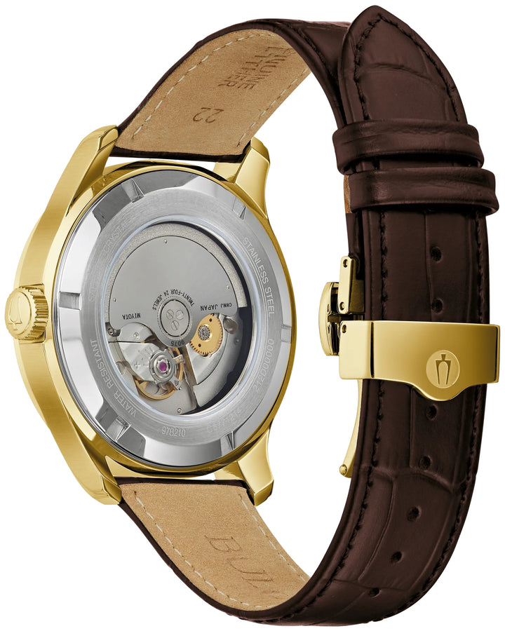 Bulova Wilton GMT 43mm Automatic Watch. 97B210