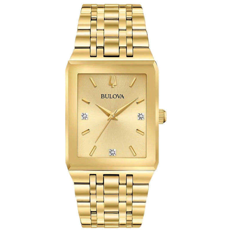 Bulova Quadra 37.5mm Quartz Watch. 97D120