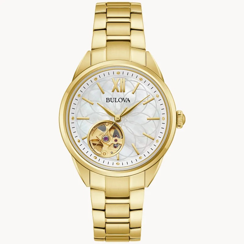 Bulova Sutton 34.5mm Automatic Watch. 97L172.
