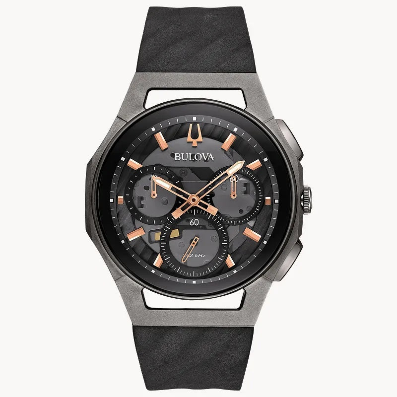 Bulova Curve 44MM Quartz Watch. 98A162