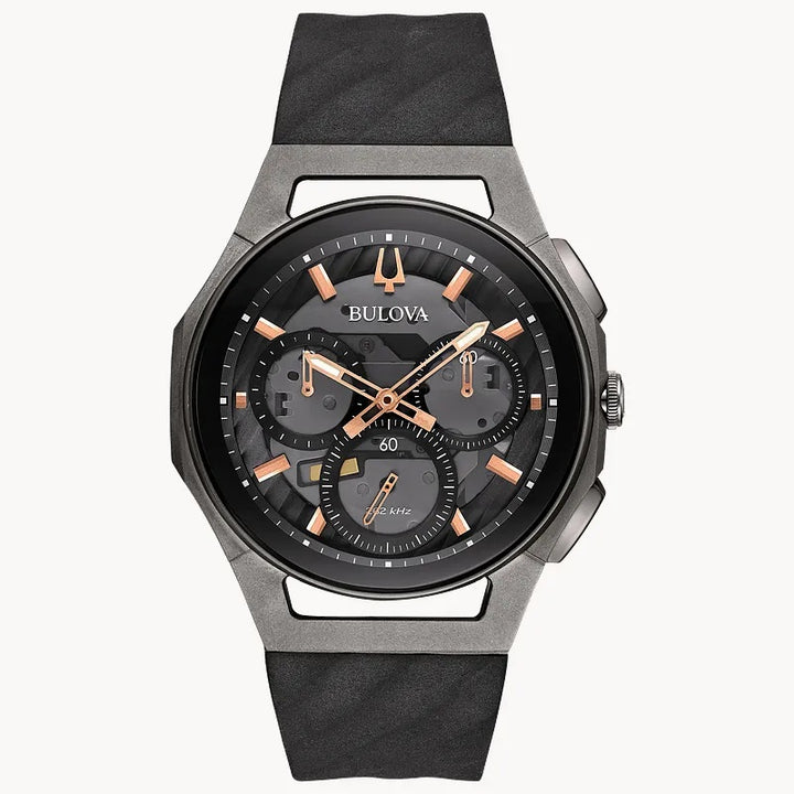 Bulova Curve 44MM Quartz Watch. 98A162