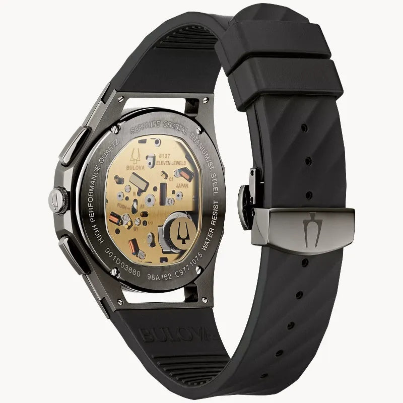 Bulova Curve 44MM Quartz Watch. 98A162