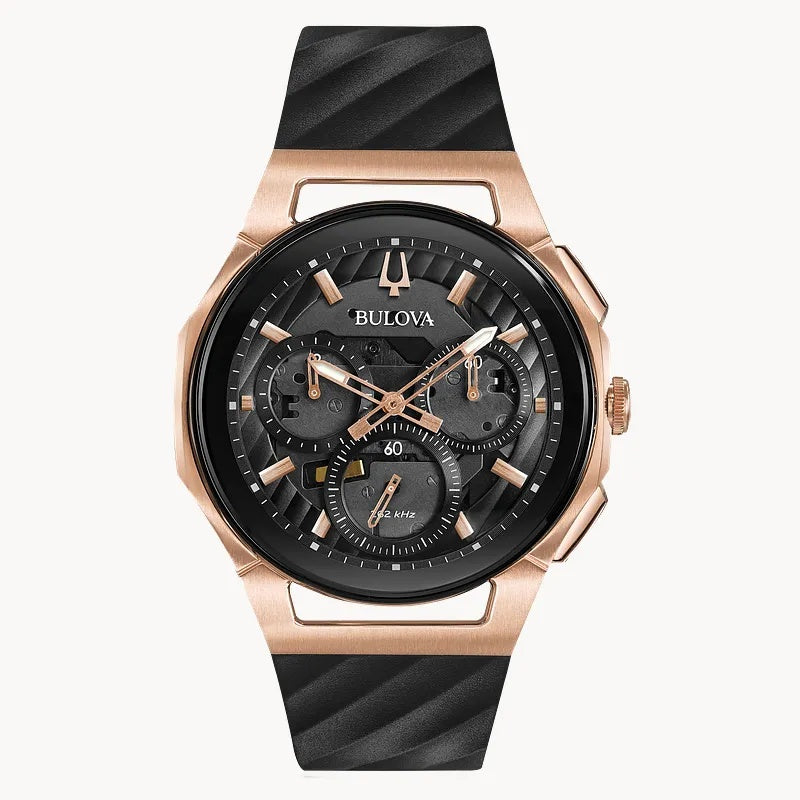 Bulova CURV 44mm High Performance Quartz Watch 