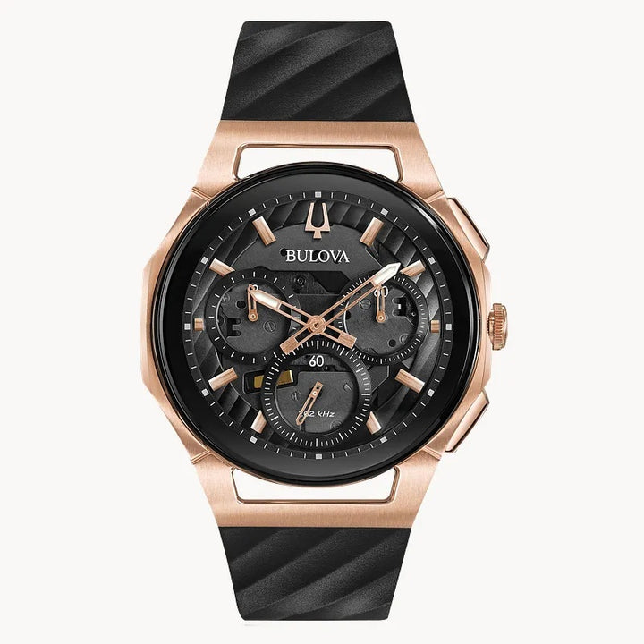 Bulova CURV 44mm High Performance Quartz Watch 