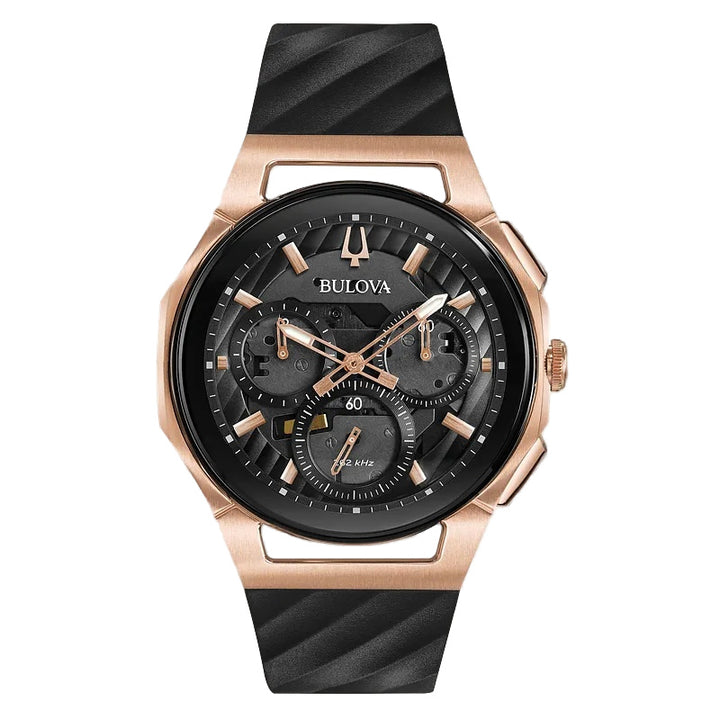Bulova CURV 44mm High Performance Quartz Watch 98A185