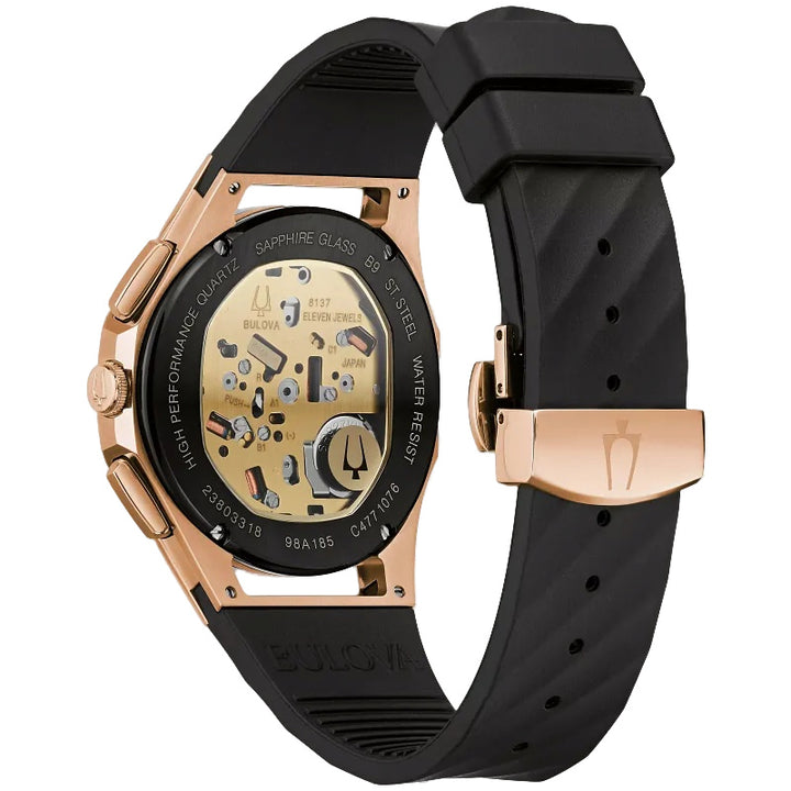 Bulova CURV 44mm High Performance Quartz Watch 98A185