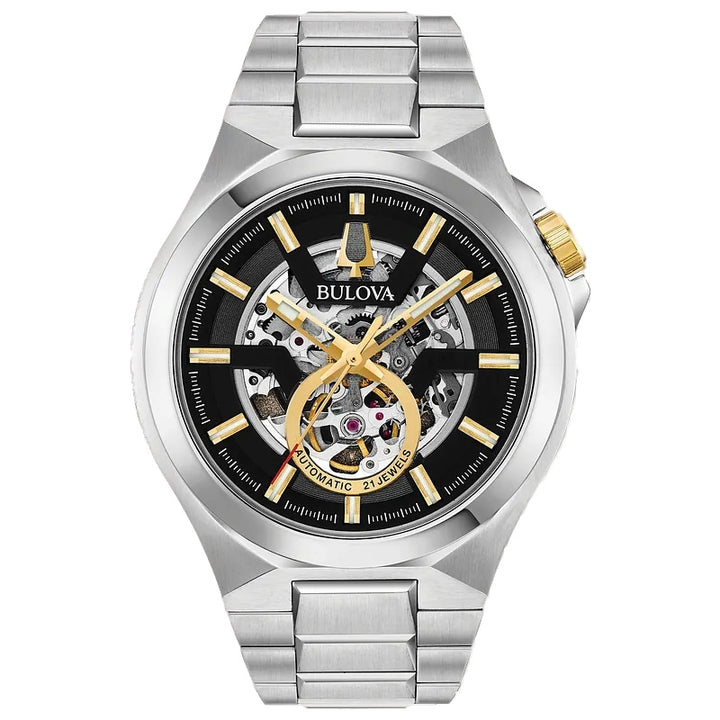 Bulova Maquina 46MM Automatic Full Skeleton Watch. 98A224