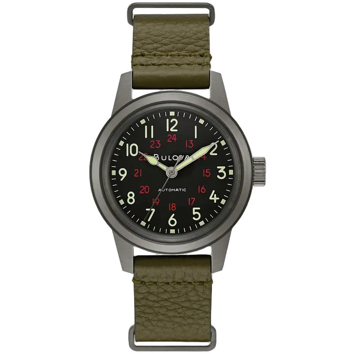 Bulova Hack 38MM Automatic Watch. 98A255