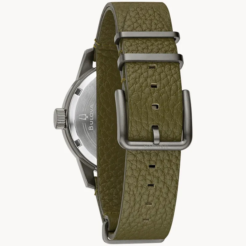 Bulova Hack 38MM Automatic Watch. 98A255