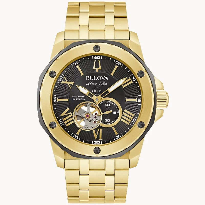 Bulova Marine Star 45mm Automatic Watch. 98A273