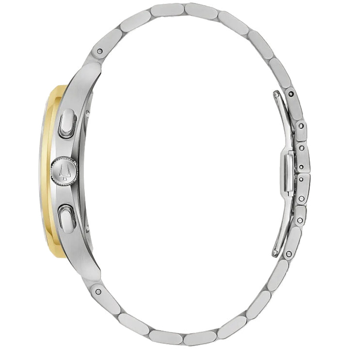 Bulova CURV 44mm High Performance Quartz Watch 98A301