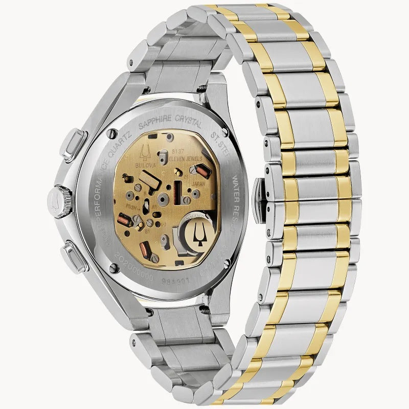 Bulova CURV 44mm High Performance Quartz Watch 