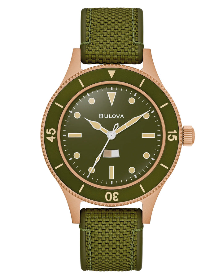 Bulova MIL SHIPS 41mm Automatic Watch 98A324