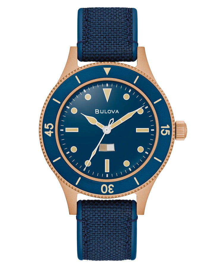 Bulova MIL SHIPS CuSn8 Bronze / Archive Series 41mm Automatuc Watch. 9
