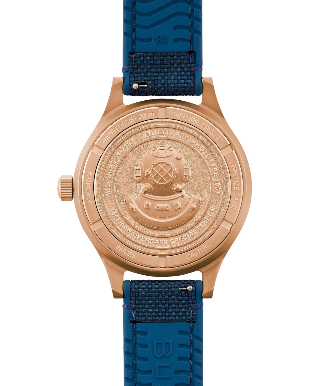 Bulova MIL SHIPS CuSn8 Bronze / Archive Series 41mm Automatuc Watch. 9