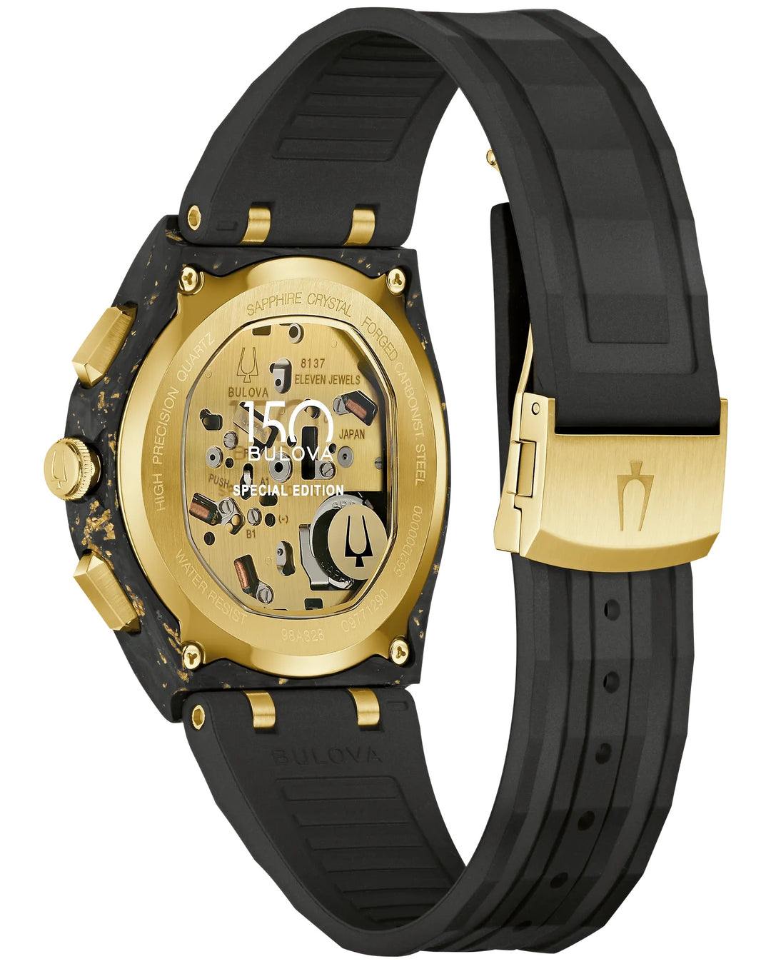 Bulova CURV 44mm High Performance Quartz Watch 