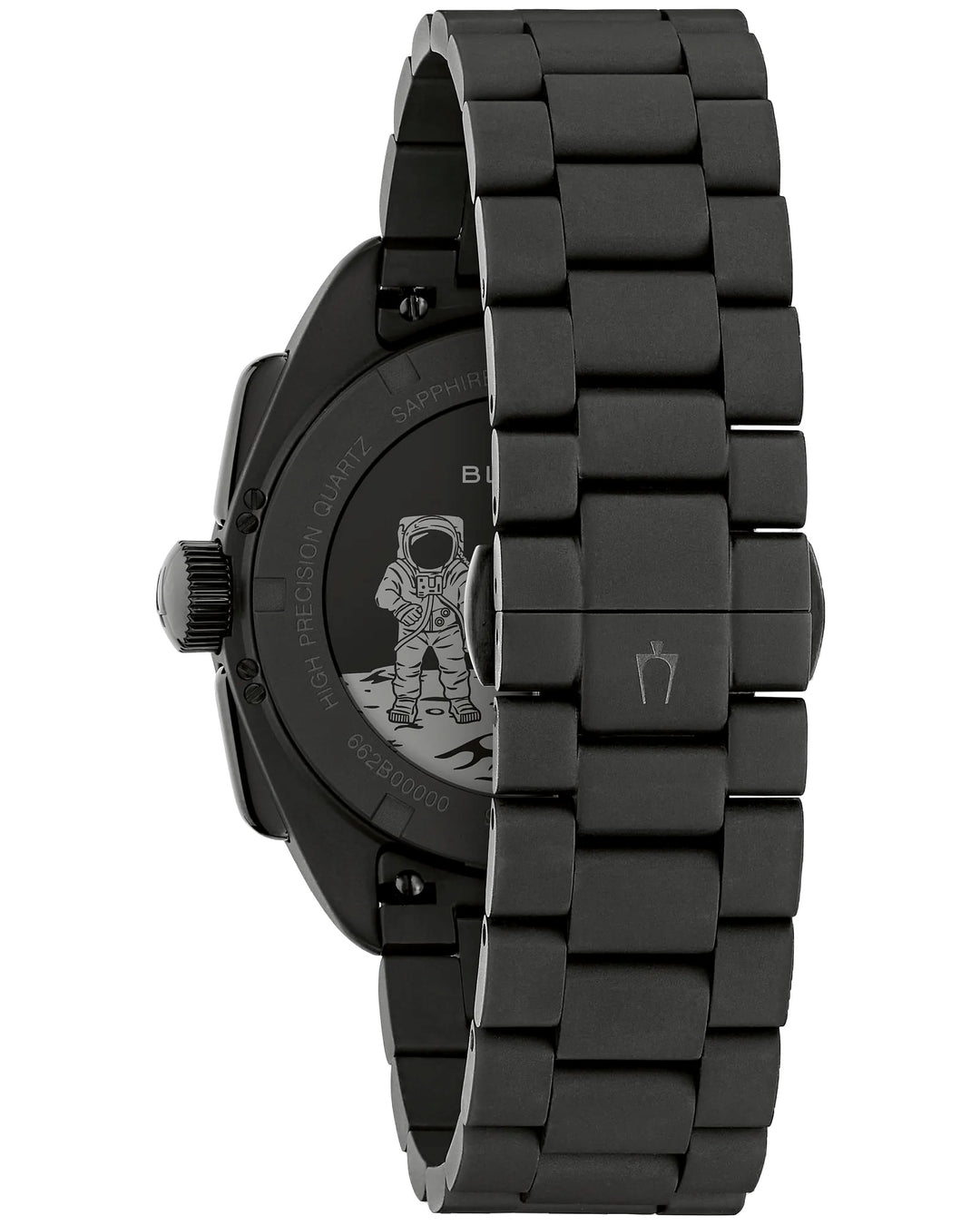 Bulova Lunar Pilot Black Hole 41.2mm High Performance Quartz Watch 98A335