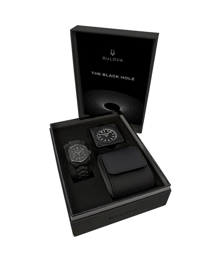 Bulova Lunar Pilot Black Hole 41.2mm High Performance Quartz Watch 98A335