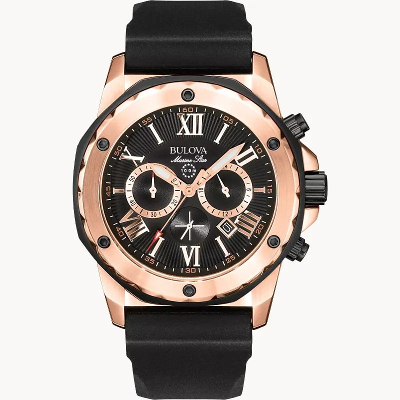 Bulova Marine Star 44mm Quartz Watch 