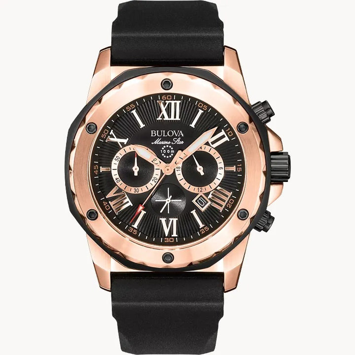 Bulova Marine Star 44mm Quartz Watch 