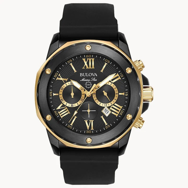 Bulova Marine Star 44mm Quartz Watch 