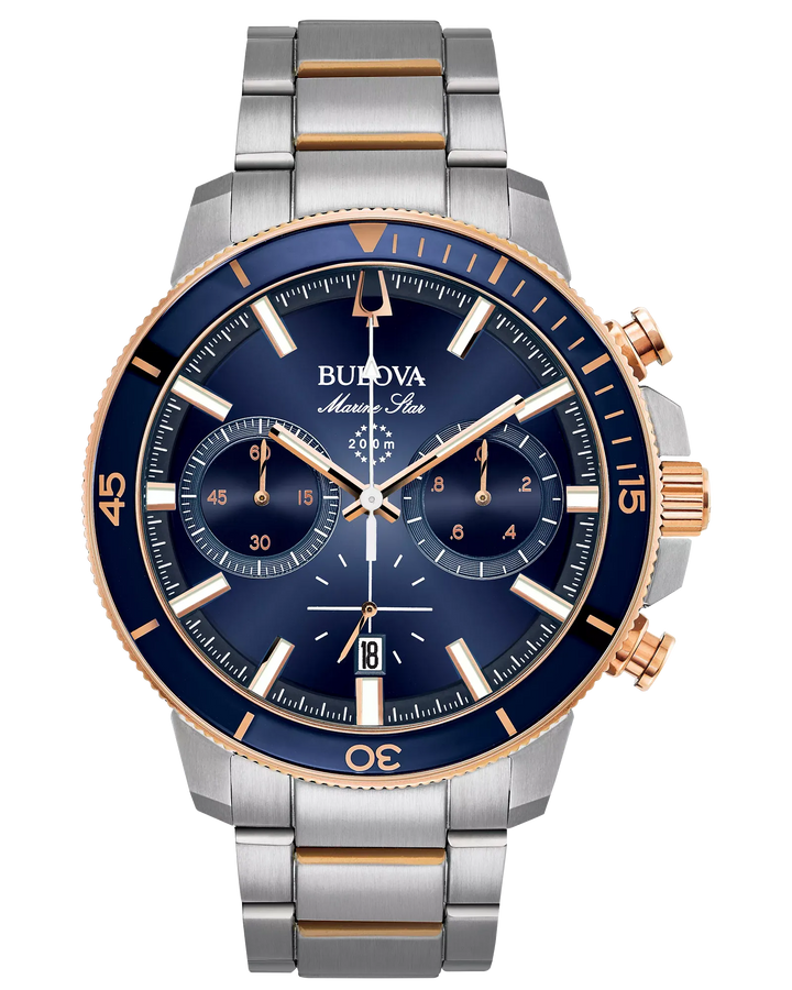 Bulova MArine Star 45MM Chronograpgh Qurtz Watch. 98B301