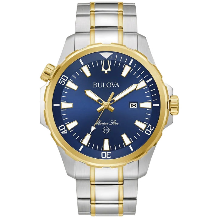 Bulova Marine Star 44mm Quartz Watch 98B384