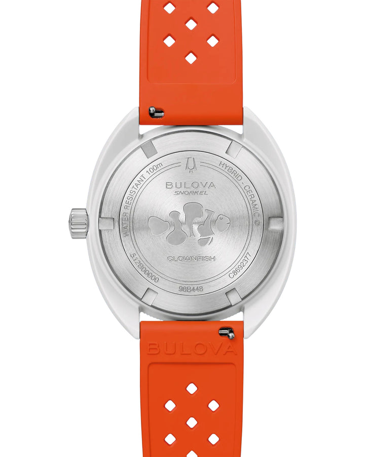 Bulova Snorkel Clownfish 41mm Quartz Watch. 98B448