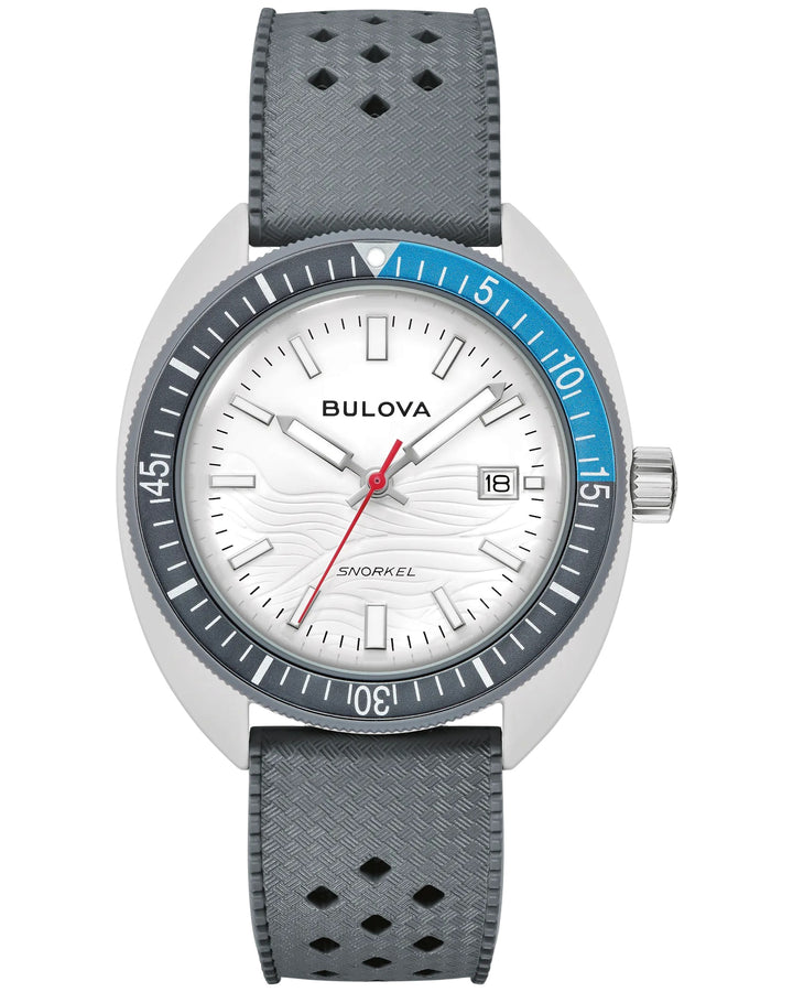 Bulova Snorkel Great White Shark 41mm Quartz Watch. 98B449