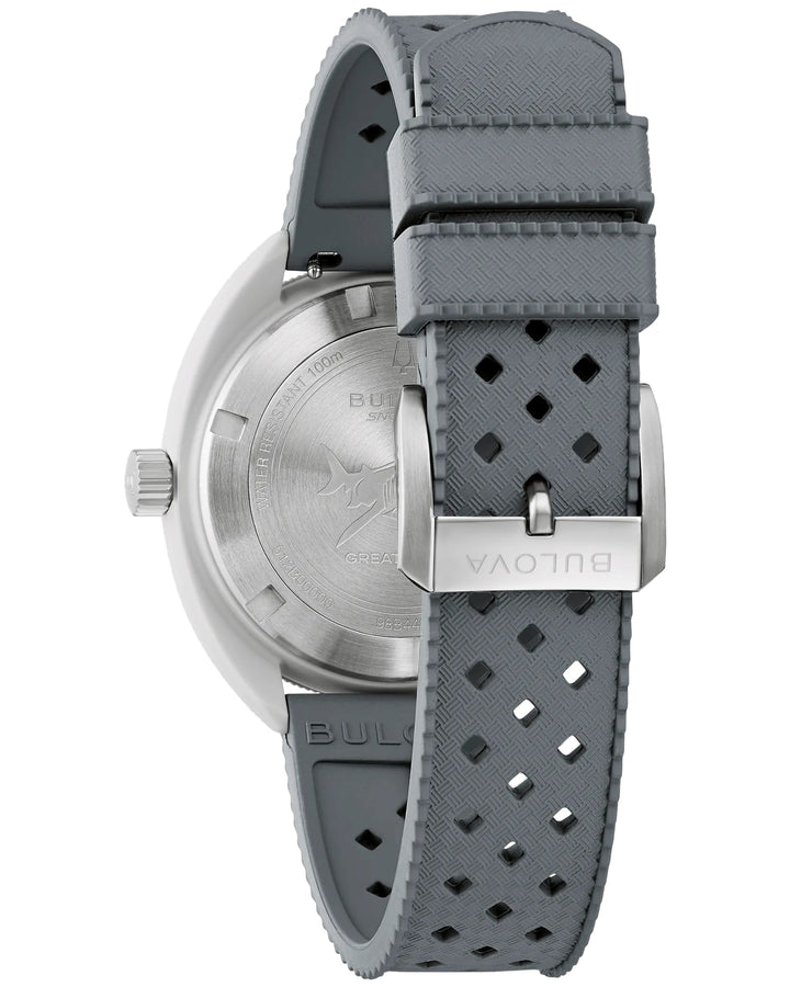 Bulova Snorkel Great White Shark 41mm Quartz Watch. 98B449