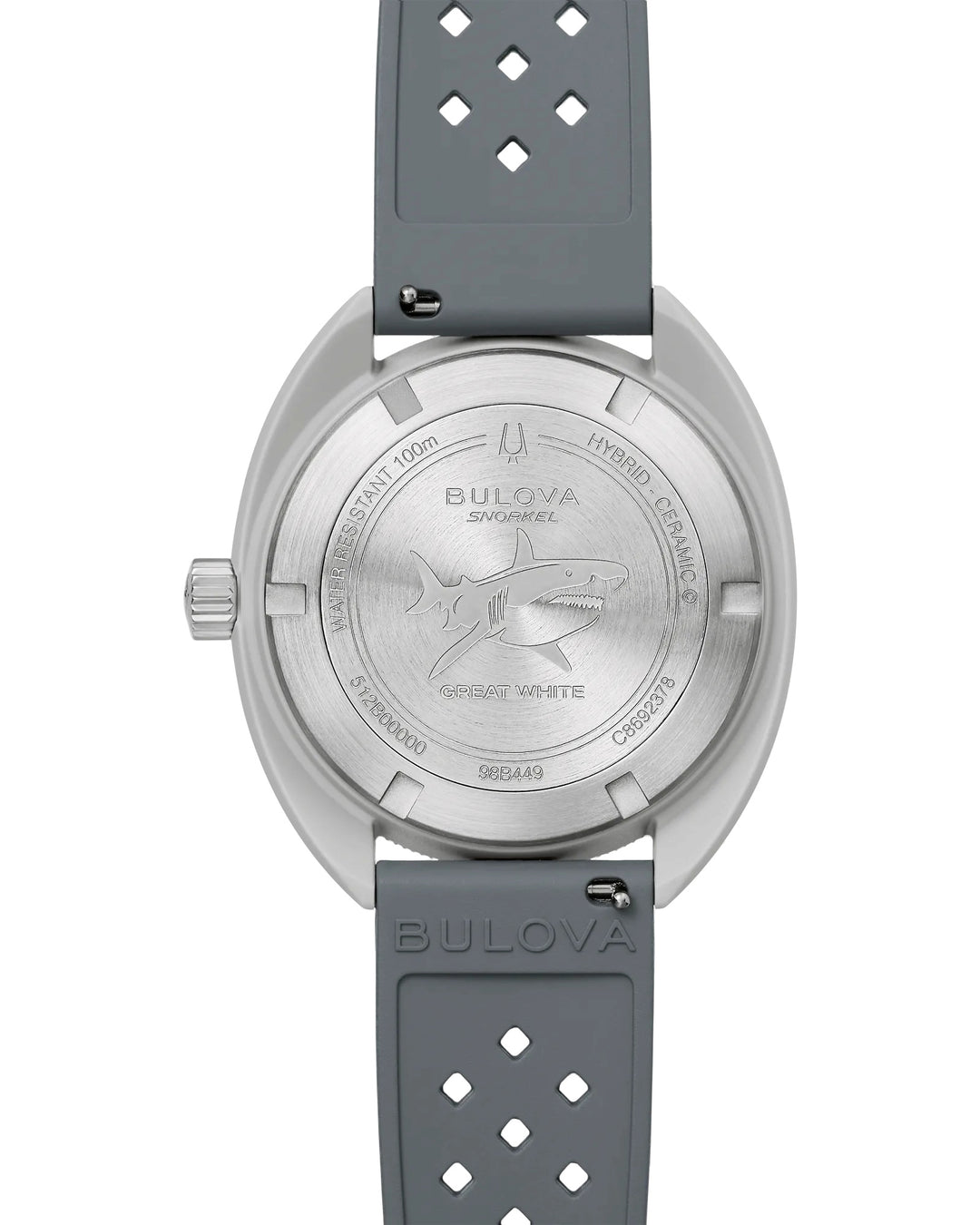 Bulova Snorkel Great White Shark 41mm Quartz Watch. 98B449
