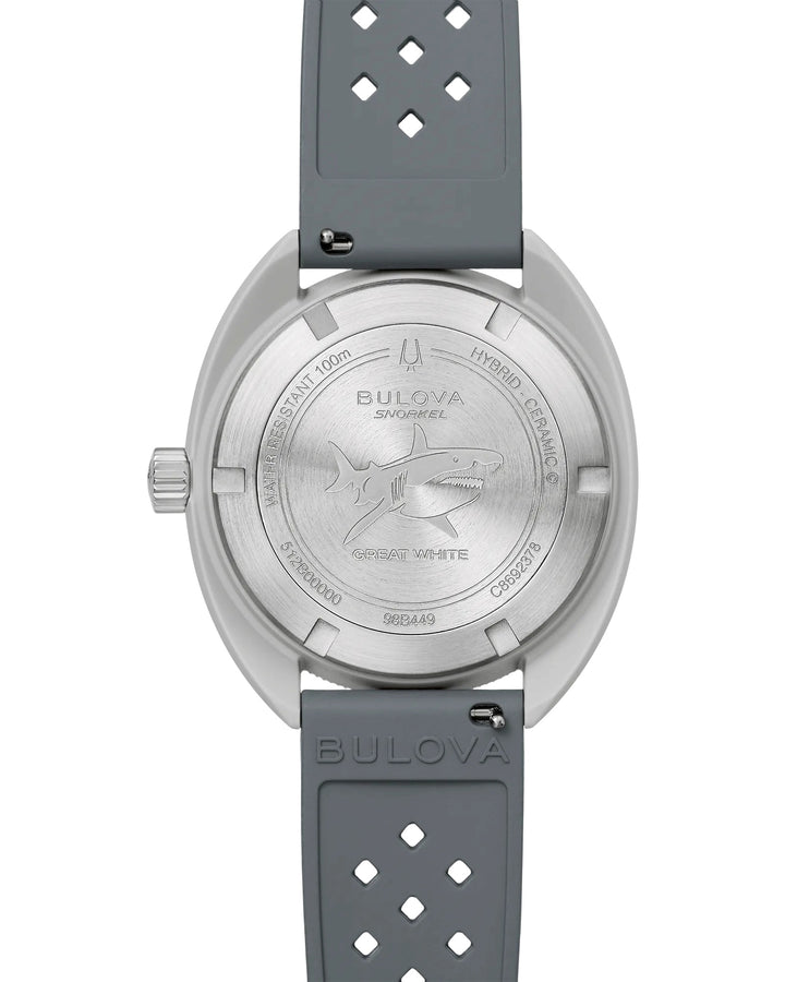 Bulova Snorkel Great White Shark 41mm Quartz Watch. 98B449