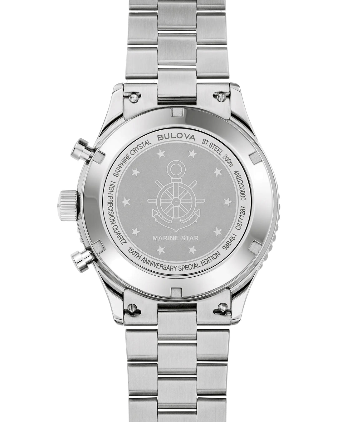 Bulova Marine Star Heritage 42.85mm High Performance Quartz Watch 98B 98B451