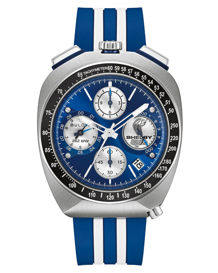 Bulova SHELBY® Racer Chronograph Limited Edition 43mm Precisionist Watch 98B452