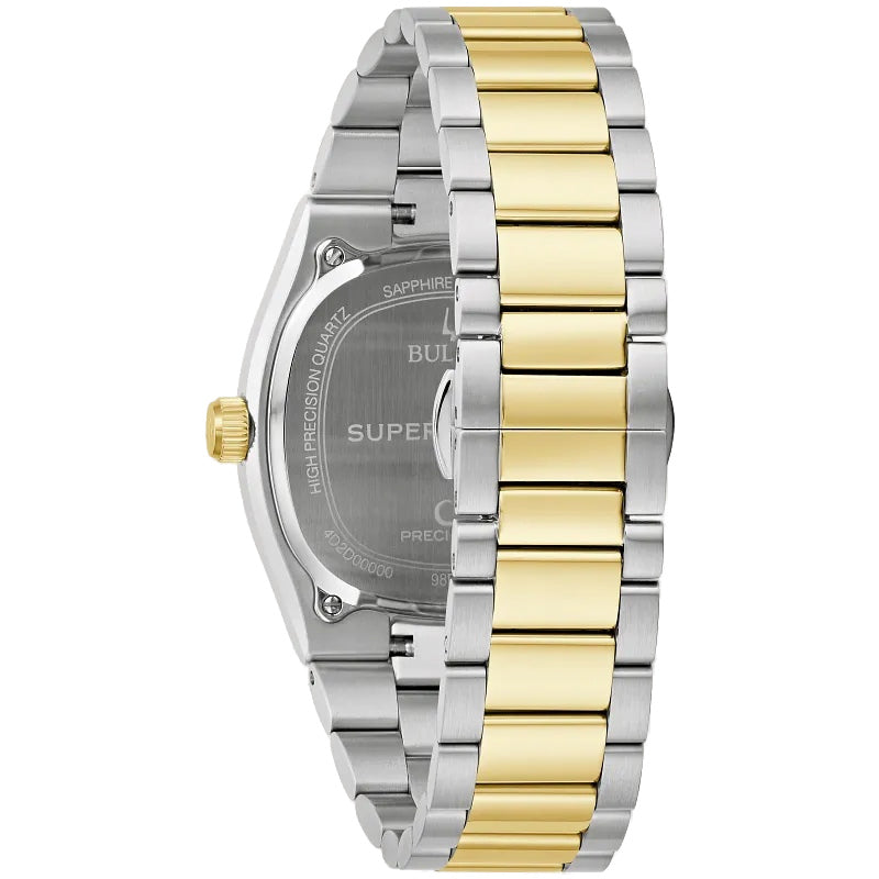 Bulova Super Seville 37.5mm High Performance Quartz (Precisionist / HPQ) Watch 98B458