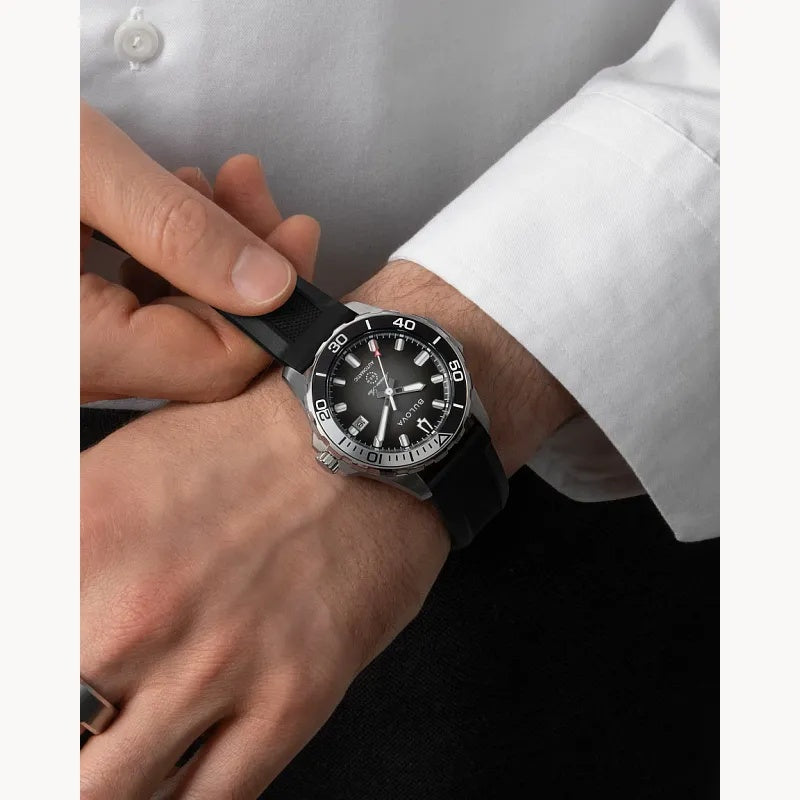 Bulova Marine Star 41mm Automatic Watch 98B465
