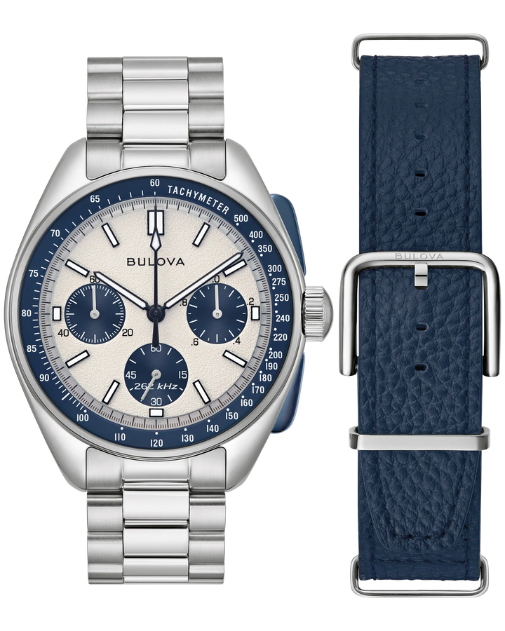 Bulova Lunar Pilot 43.5mm Quartz Watch. 98K112
*SPECIAL BOX/ EXTRA STR