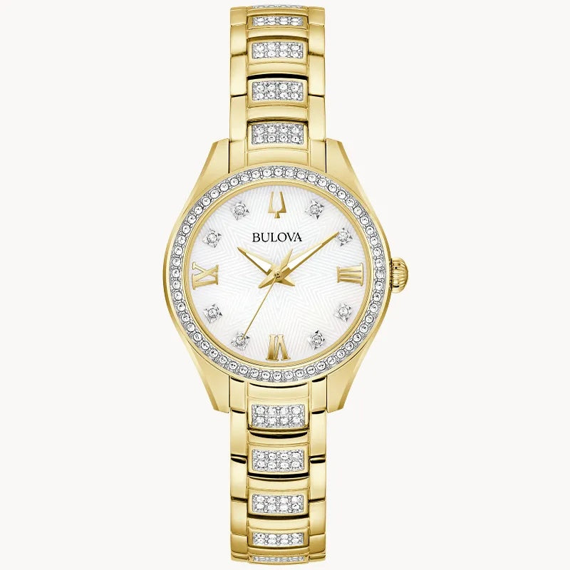 Bulova Crystal  Quartz Watch 
