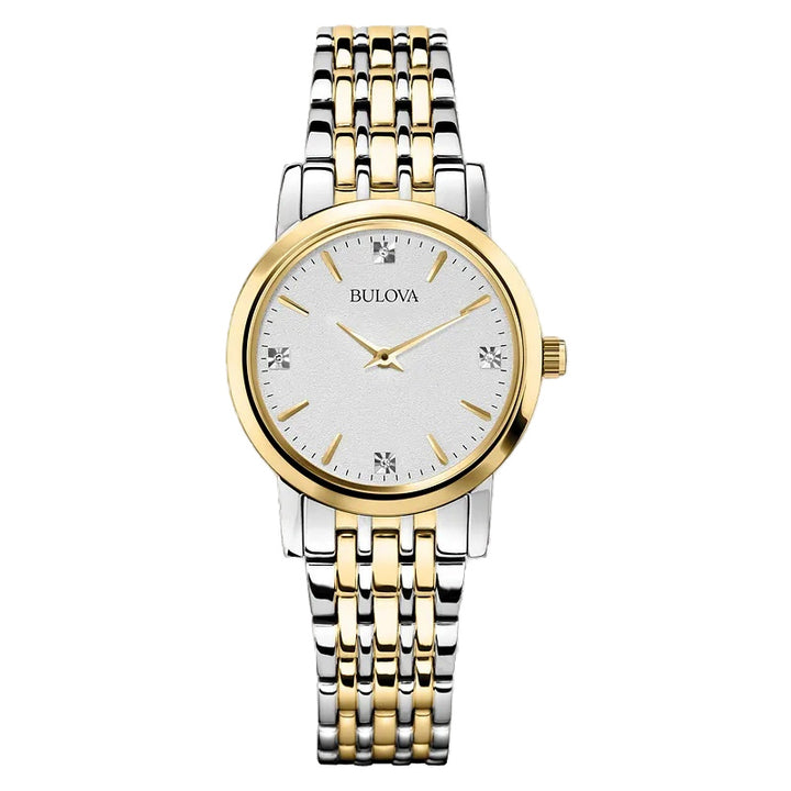 Bulova Classic 27mm Quartz Watch 98P115 - Silver/Steel