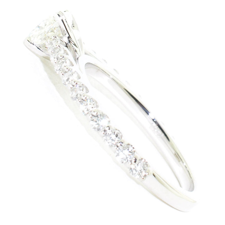 Graziella Originals Diamond Engagement Ring.1.20CTW. I1-I GIA Center.