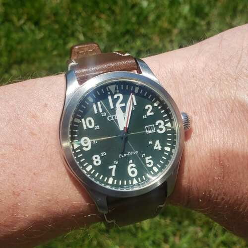 Citizen Garrison 42MM Eco-Drive Watch. BM6838-09X.