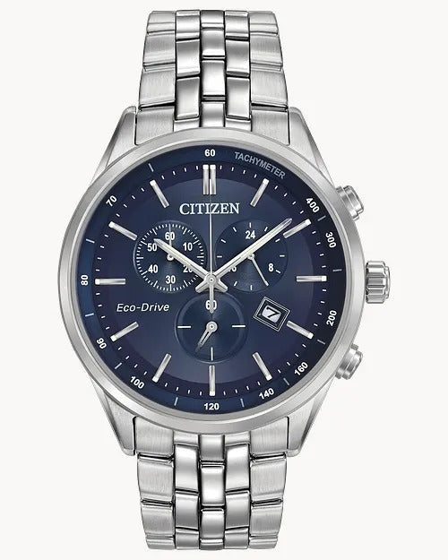 Citizen Corso 42mm Eco-Drive Stainless Steel Watch 