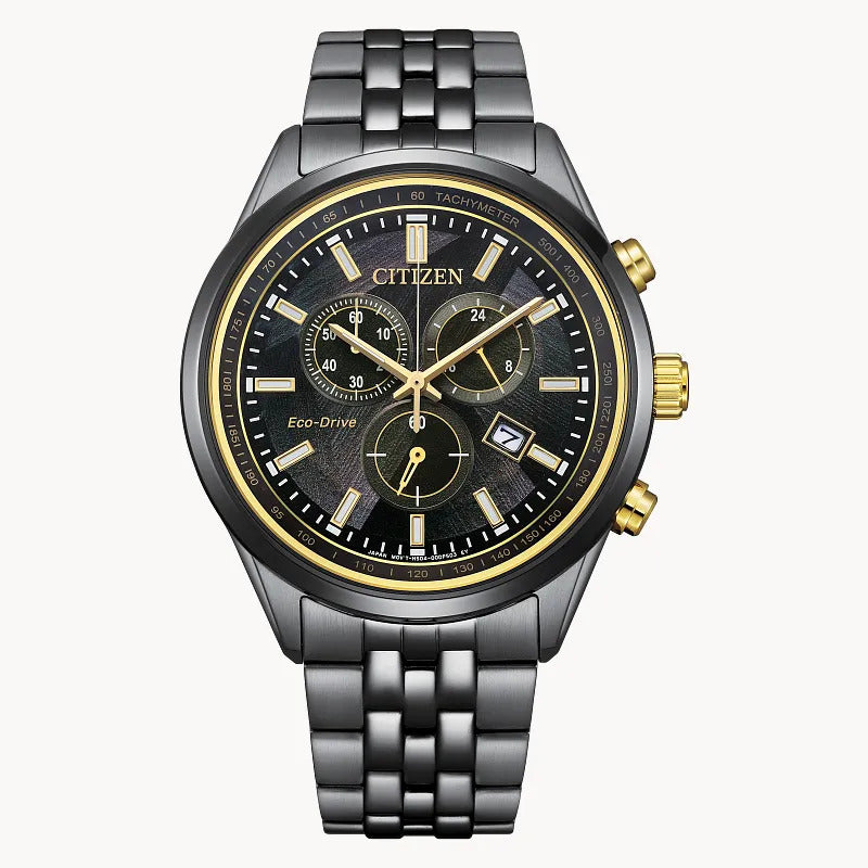 Citizen Classic Light In Black 42mm Eco-Drive Stainless Steel Watch 